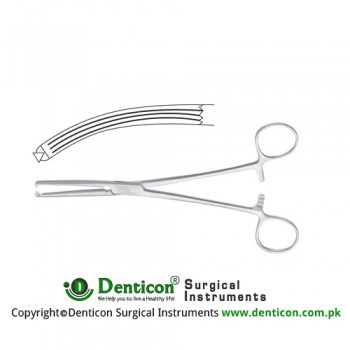 Gwilliam Hysterectomy Forcep Curved Stainless Steel, 20 cm - 8"